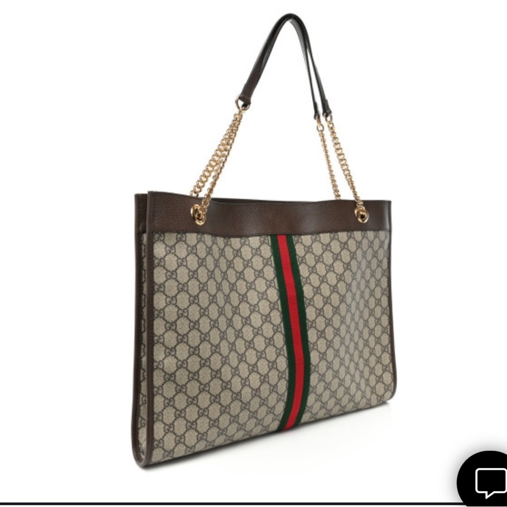 Gucci Monogram Large Rajah Chain Tote with attached wallet/clutch - Picture 4 of 9
